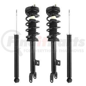 Unity Automotive 4-11510-253600-001 Suspension Strut and Shock Absorber Assembly Kit Front and Rear Suspension Strut and Coil