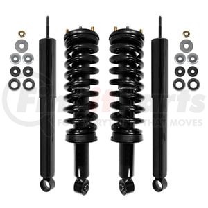 Unity Automotive 4-11561-254010-001 Suspension Strut and Shock Absorber Assembly Kit Front and Rear Suspension Strut and Coil
