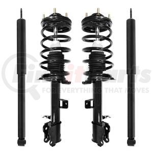 4-11621-252040-001 by UNITY AUTOMOTIVE - Front and Rear Suspension Strut and Coil Spring Assembly Shock Absorber Kit
