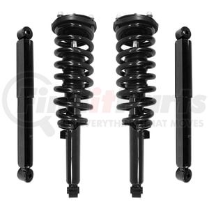 4-11653-259850-001 by UNITY AUTOMOTIVE - Front and Rear Suspension Strut and Coil Spring Assembly Shock Absorber Kit