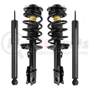 4-11671-251040-001 by UNITY AUTOMOTIVE - Front and Rear Suspension Strut and Coil Spring Assembly Shock Absorber Kit