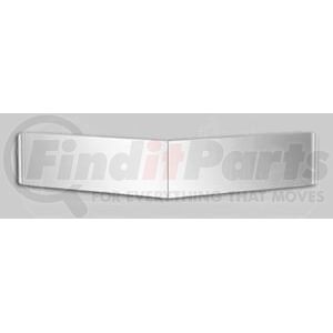 Aranda P-0130 Sun Visor Sun Drop Visor - 13", Blind Mount, Curved Windshield, Stainless Steel