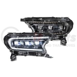 Morimoto LF437 Headlight Assembly XB LED Headlights: Ford Ranger (19-23) (Pair / ASM)