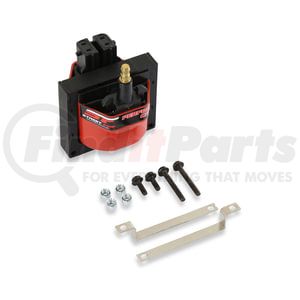 MSD 5526 Ignition Coil Street Fire Igntiion Coil Dual Connector, Red, GM HEI distributors