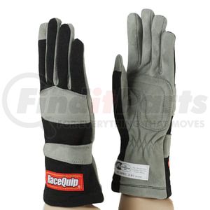 351003 by RACEQUIP - 1-LYR SFI-1 GLOVE MED BLA