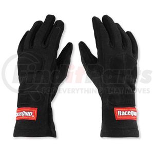 355005 by RACEQUIP - 2-LYR SFI-5 GLOVE LRG BLA