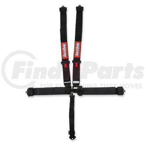 711001 by RACEQUIP - L & L 5PT HARNESS SET BLA