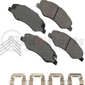 ACT2304 by AKEBONO - ProACT Ultra Premium Ceramic Disc Brake Pad Kit