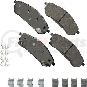 Akebono ACT2208 Disc Brake Pad Set ProACT Ultra Premium Ceramic Disc Brake Pad Kit