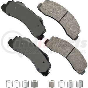 Akebono SDF1414 Disc Brake Pad Set Akebono Severe Duty Ultra Premium Disc Brake Pad Kit