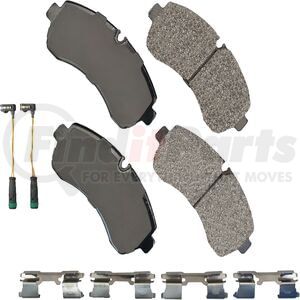 Akebono SDF1699 Disc Brake Pad Set Akebono Severe Duty Ultra Premium Disc Brake Pad Kit