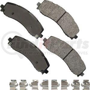 SDF2225 by AKEBONO - Akebono Severe Duty Ultra Premium Disc Brake Pad Kit