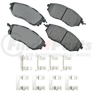 Akebono ACT1078A Disc Brake Pad Set ProACT Ultra Premium Ceramic Disc Brake Pad Kit