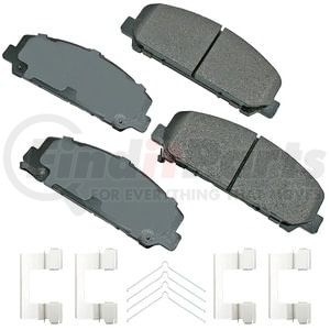Akebono ACT1286A Disc Brake Pad Set ProACT Ultra Premium Ceramic Disc Brake Pad Kit