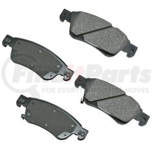 Akebono ACT1287 Disc Brake Pad Set ProACT Ultra Premium Ceramic Disc Brake Pad Kit