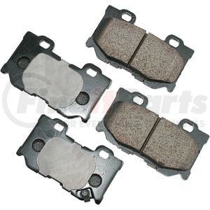 Akebono ACT1347 Disc Brake Pad Set ProACT Ultra Premium Ceramic Disc Brake Pad Kit