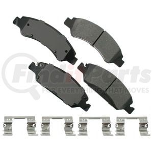 Akebono ACT1363 Disc Brake Pad Set ProACT Ultra Premium Ceramic Disc Brake Pad Kit