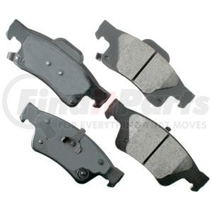Akebono ACT1498 Disc Brake Pad Set ProACT Ultra Premium Ceramic Disc Brake Pad Kit