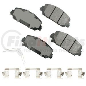 Akebono ACT1697 Disc Brake Pad Set ProACT Ultra Premium Ceramic Disc Brake Pad Kit
