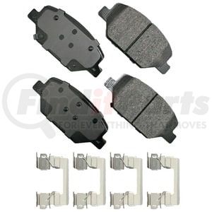 Akebono ACT1886 Disc Brake Pad Set ProACT Ultra Premium Ceramic Disc Brake Pad Kit