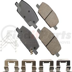 Akebono ACT2019 Disc Brake Pad Set ProACT Ultra Premium Ceramic Disc Brake Pad Kit