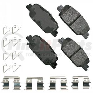 Akebono ACT2037 Disc Brake Pad Set ProACT Ultra Premium Ceramic Disc Brake Pad Kit