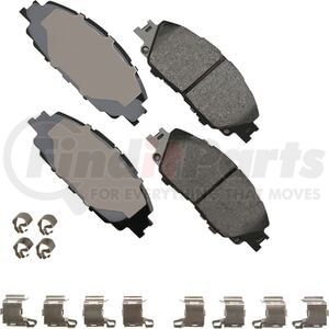 Akebono ACT2176 Disc Brake Pad Set ProACT Ultra Premium Ceramic Disc Brake Pad Kit
