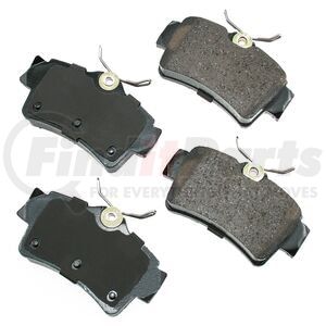 ACT627 by AKEBONO - ProACT Ultra Premium Ceramic Disc Brake Pad Kit