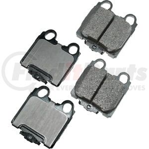 Akebono ACT771 Disc Brake Pad Set ProACT Ultra Premium Ceramic Disc Brake Pad Kit
