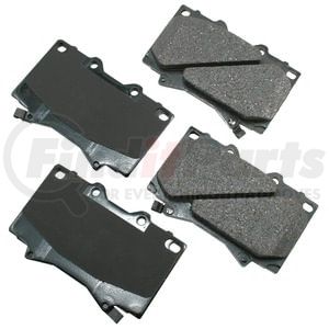 Akebono ACT772 Disc Brake Pad Set ProACT Ultra Premium Ceramic Disc Brake Pad Kit