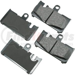 Akebono ACT871 Disc Brake Pad Set ProACT Ultra Premium Ceramic Disc Brake Pad Kit
