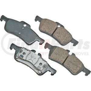 Akebono EUR1060 Disc Brake Pad Set EURO Ultra Premium Ceramic Disc Brake Pad Kit