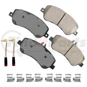 Akebono EUR1406 Disc Brake Pad Set EURO Ultra Premium Ceramic Disc Brake Pad Kit