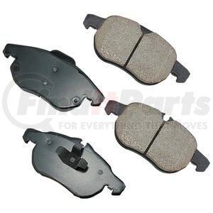 Akebono EUR972 Disc Brake Pad Set EURO Ultra Premium Ceramic Disc Brake Pad Kit