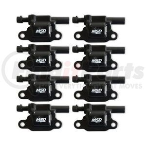 MSD 826583 Direct Ignition Coil Kit MSD Ignition Coil - Blaster Series - LS2/LS3/LS4/LS7/LS9 Engines -Black - 8-Pack