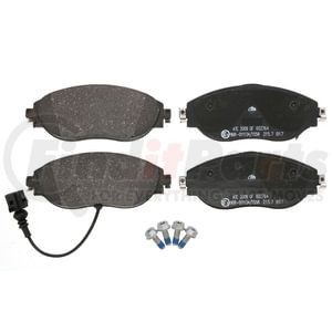 602764 by ATE BRAKE PRODUCTS - ATE Original Semi-Metallic Front Disc Brake Pad Set 602764 for Audi, Volkswagen