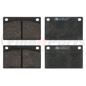 602953 by ATE BRAKE PRODUCTS - ATE Original Semi-Metallic Front Disc Brake Pad Set 602953 for Volvo