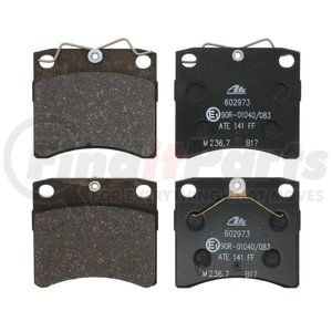 ATE Brake Products 602973 Disc Brake Pad Set ATE Original Semi-Metallic Front Disc Brake Pad Set 602973 for Volkswagen