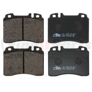 ATE Brake Products 604201 Disc Brake Pad Set ATE Original Semi-Metallic Front Disc Brake Pad Set 604201 for Mercedes-Benz