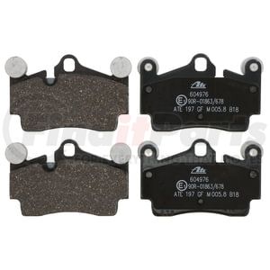 ATE Brake Products 604976 Disc Brake Pad Set ATE Semi-Metallic Rear Disc Brake Pad Set 604976 for Audi, Porsche, Volkswagen