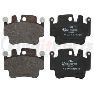 604987 by ATE BRAKE PRODUCTS - ATE Original Semi-Metallic Front Disc Brake Pad Set 604987 for Porsche