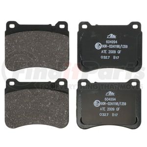 ATE Brake Products 604994 Disc Brake Pad Set ATE Original Semi-Metallic Front Disc Brake Pad Set 604994 for Mercedes-Benz