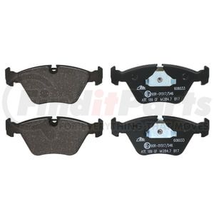 606033 by ATE BRAKE PRODUCTS - ATE Original Semi-Metallic Front Disc Brake Pad Set 606033 for BMW