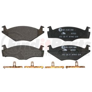 607033 by ATE BRAKE PRODUCTS - ATE Original Semi-Metallic Front Disc Brake Pad Set 607033 for Volkswagen