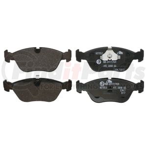 ATE Brake Products 607053 Disc Brake Pad Set ATE Original Semi-Metallic Front Disc Brake Pad Set 607053 for Volvo