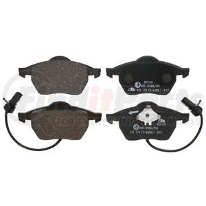 ATE Brake Products 607110 Disc Brake Pad Set ATE Original Semi-Metallic Front Disc Brake Pad Set 607110 for Audi, Volkswagen