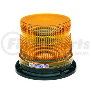 L21LAP by WHELEN ENGINEERING - Super-LED Beacon, SAE Class 1, Low Dome, Permanent (Amber)