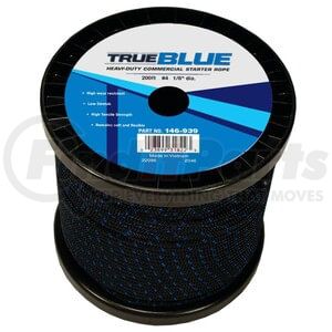 Stens 146-939 Rope TrueBlue 200ft Solid Starter Rope, Size #4, 1/8in Diameter