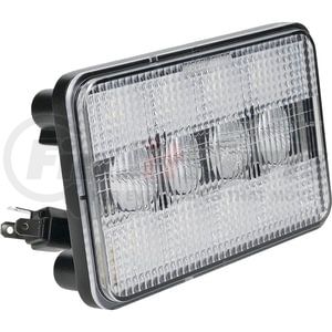 Stens TL6090 Truck Cab Light LED Cab Light, 60W, 4in x 6in, 3500 Lumens, 12/24V, 5A, Hi/Lo Beam