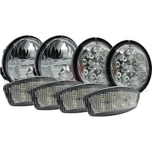 KUBOTAKIT-4 by STENS - 8-Piece LED Light Kit, 278 Watts, 22300 Lumens, For Kubota Tractors